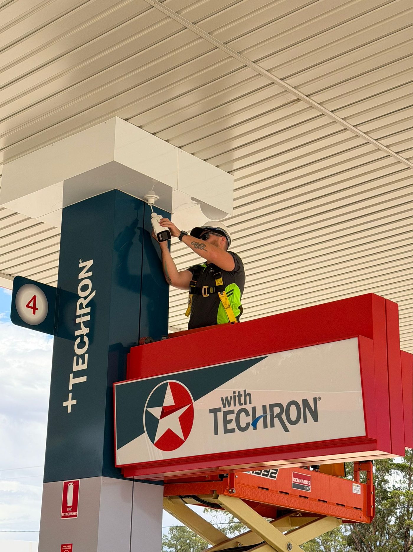CCTV installation at Caltex Tomingley